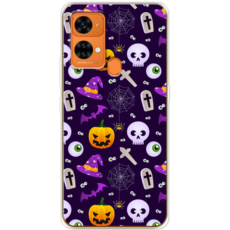 Чехол BoxFace Oukitel C33 Halloween Purple Mood