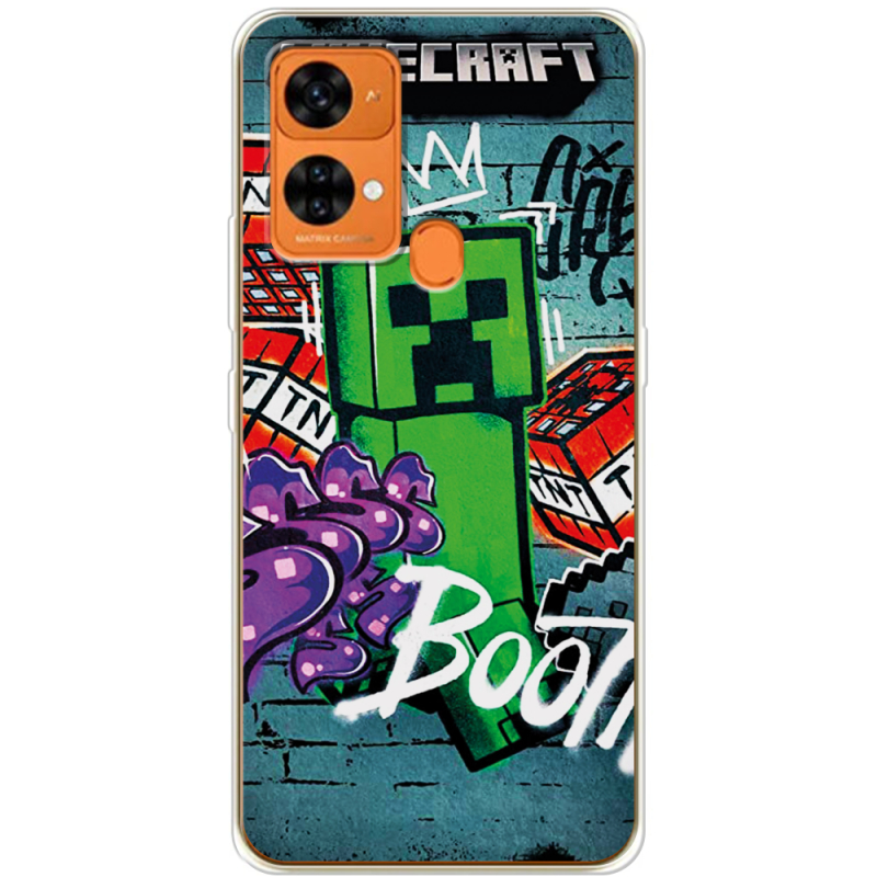 Чехол BoxFace Oukitel C33 Minecraft Graffiti