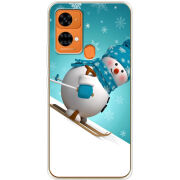 Чехол BoxFace Oukitel C33 Skier Snowman