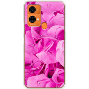 Чехол BoxFace Oukitel C33 Pink Flowers