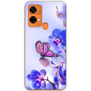 Чехол BoxFace Oukitel C33 Orchids and Butterflies