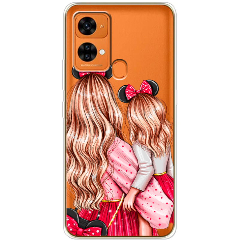 Прозрачный чехол BoxFace Oukitel C33 Mouse Girls