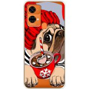 Прозрачный чехол BoxFace Oukitel C33 Winter Puggy