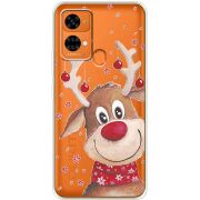 Прозрачный чехол BoxFace Oukitel C33 Winter Deer