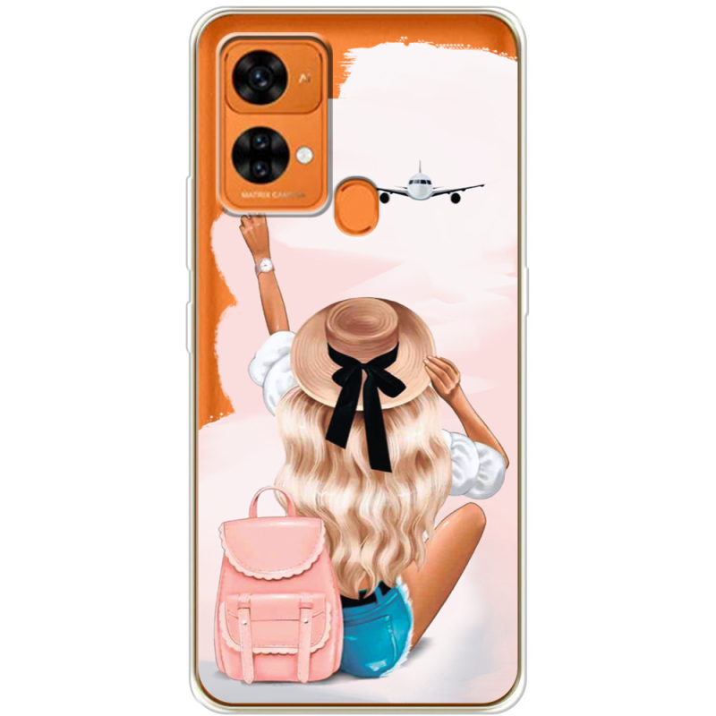 Прозрачный чехол BoxFace Oukitel C33 Travel Girl