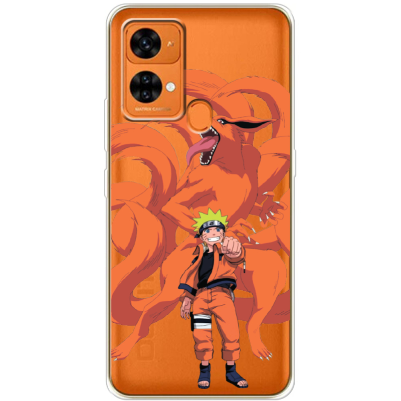 Прозрачный чехол BoxFace Oukitel C33 Naruto and Kurama