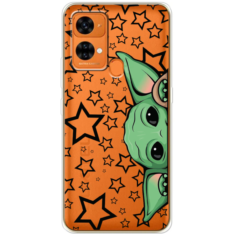 Прозрачный чехол BoxFace Oukitel C33 Baby Yoda