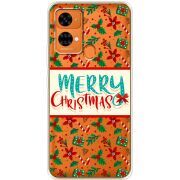 Прозрачный чехол BoxFace Oukitel C33 Vintage Christmas Pattern