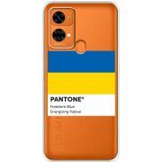 Прозрачный чехол BoxFace Oukitel C33 Pantone вільний синій