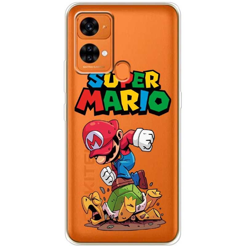 Прозрачный чехол BoxFace Oukitel C33 Super Mario