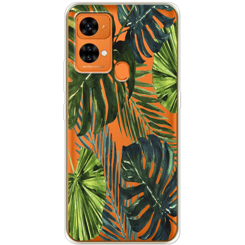 Прозрачный чехол BoxFace Oukitel C33 Palm Tree