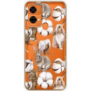 Прозрачный чехол BoxFace Oukitel C33 Cotton and Rabbits