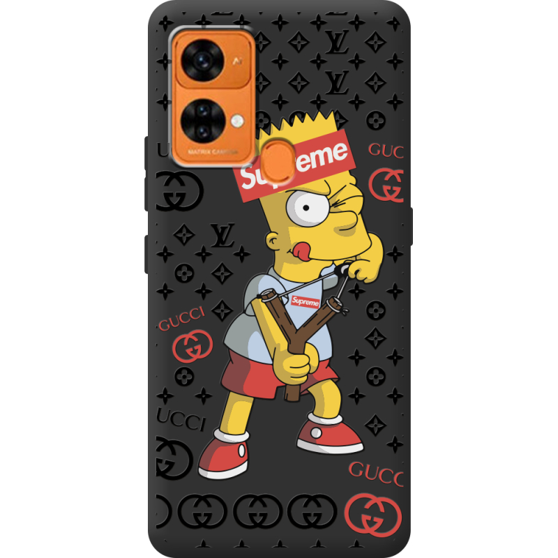 Черный чехол BoxFace Oukitel C33 Yellow Fun