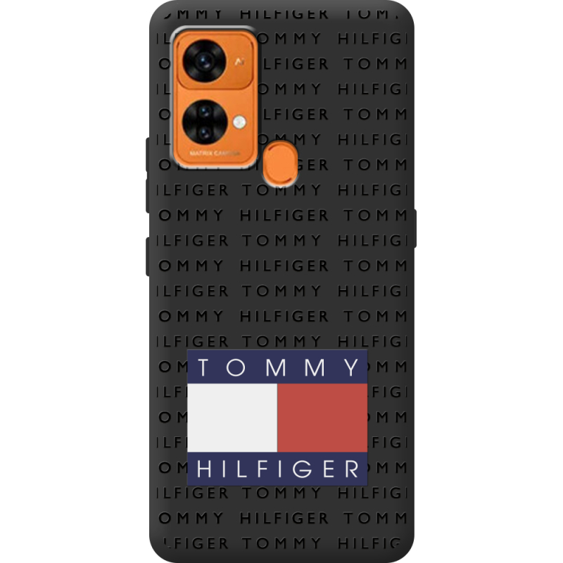 Черный чехол BoxFace Oukitel C33 Tommy Print