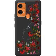 Черный чехол BoxFace Oukitel C33 3D Ukrainian Muse