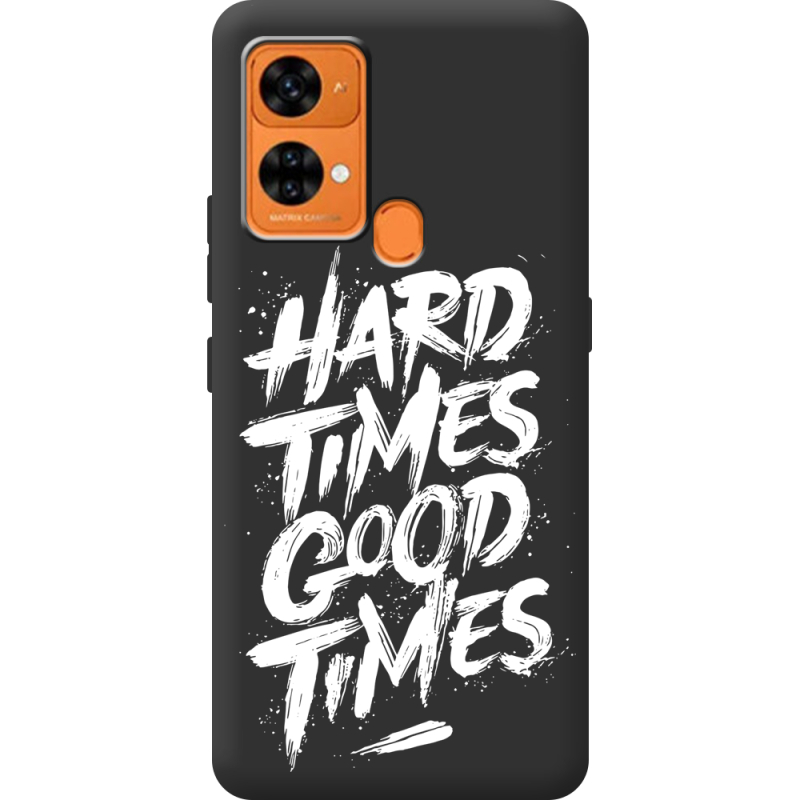 Черный чехол BoxFace Oukitel C33 Hard Times Good Times