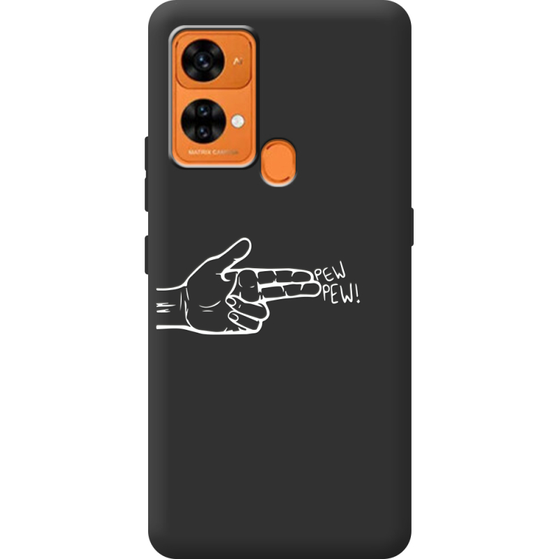 Черный чехол BoxFace Oukitel C33 Pew Pew