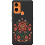 Черный чехол BoxFace Oukitel C33 Ukrainian Ornament