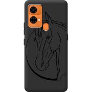 Черный чехол BoxFace Oukitel C33 Horse