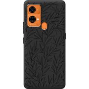 Черный чехол BoxFace Oukitel C33 Leaves