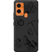 Черный чехол BoxFace Oukitel C33 Mountains