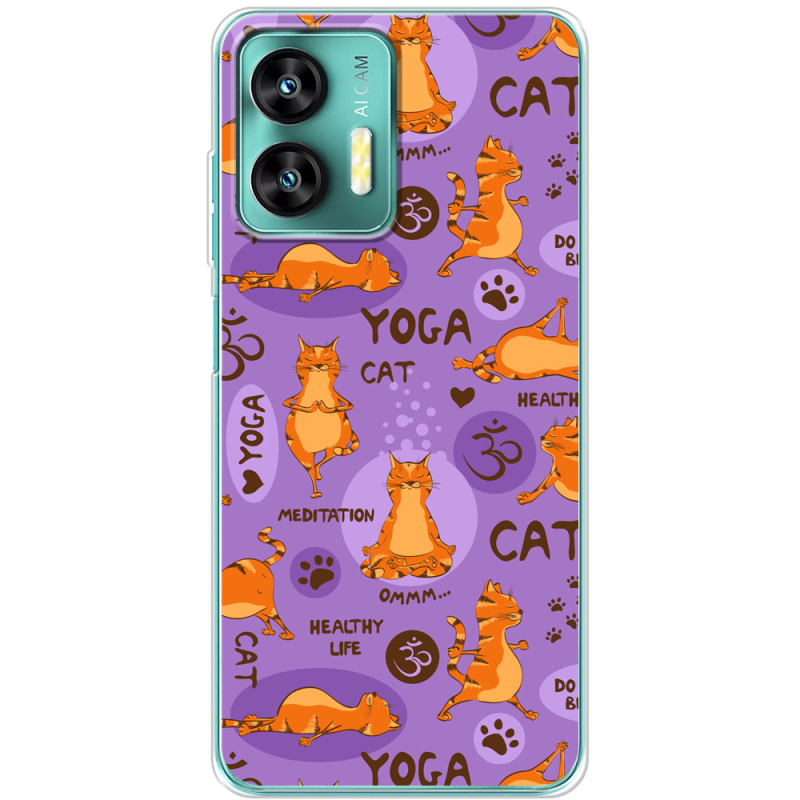 Чехол BoxFace Oukitel C35 Yoga Cat