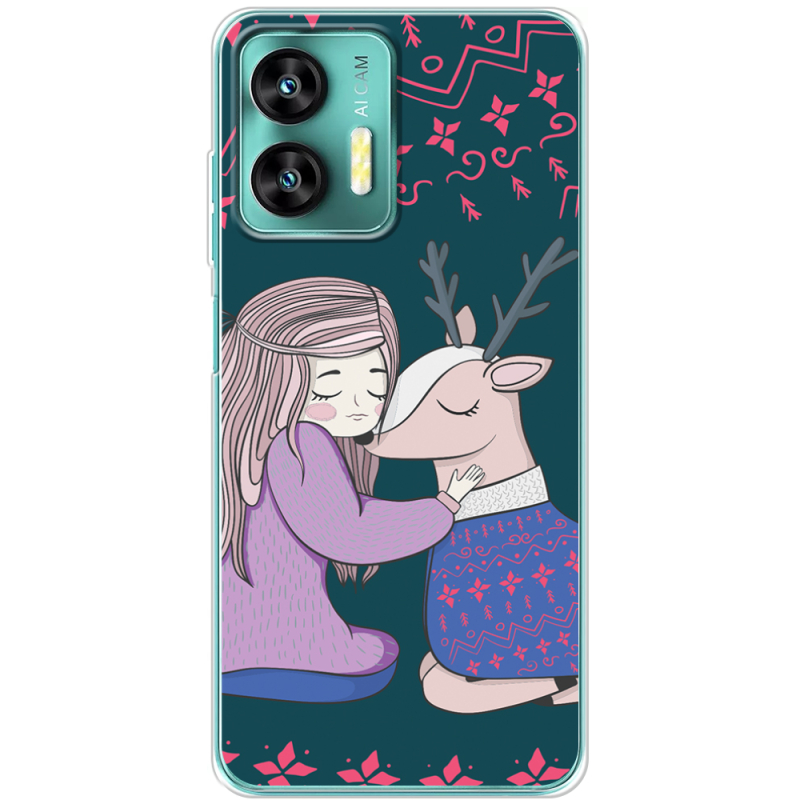 Чехол BoxFace Oukitel C35 Girl and deer