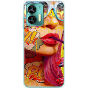 Чехол BoxFace Oukitel C35 Yellow Girl Pop Art