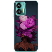 Чехол BoxFace Oukitel C35 Exquisite Purple Flowers