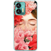 Чехол BoxFace Oukitel C35 Girl in Flowers