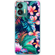 Чехол BoxFace Oukitel C35 flowers in the tropics