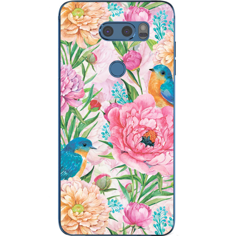 Чехол Uprint LG V30 / V30 Plus H930DS Birds in Flowers