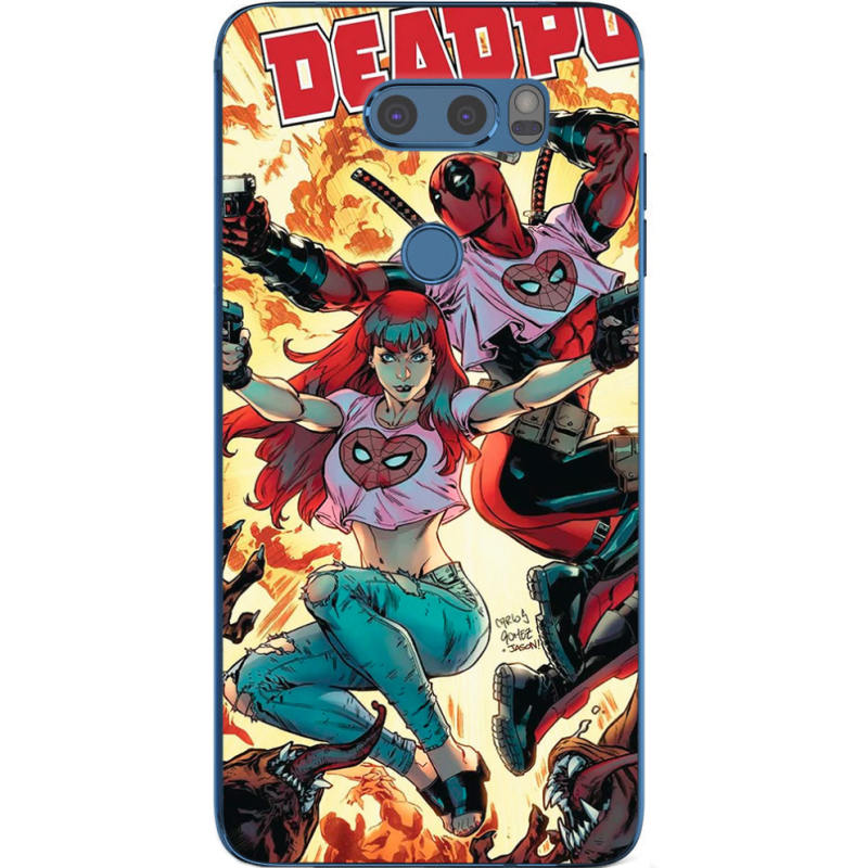 Чехол Uprint LG V30 / V30 Plus H930DS Deadpool and Mary Jane