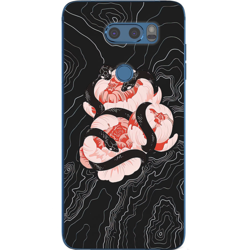 Чехол Uprint LG V30 / V30 Plus H930DS Snake Rose