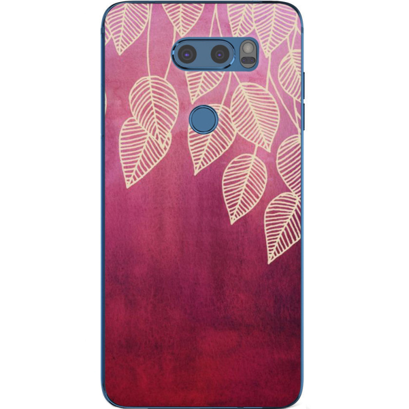 Чехол Uprint LG V30 / V30 Plus H930DS Gold Leaves