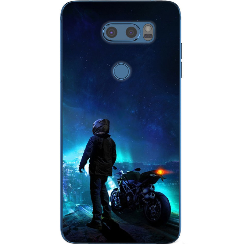 Чехол Uprint LG V30 / V30 Plus H930DS Motorcyclist