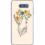 Чехол Uprint LG V30 / V30 Plus H930DS Flower Hands