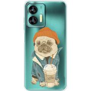 Прозрачный чехол BoxFace Oukitel C35 Dog Coffeeman