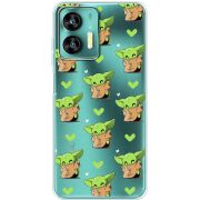 Прозрачный чехол BoxFace Oukitel C35 Pattern Baby Yoda