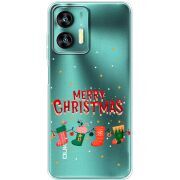 Прозрачный чехол BoxFace Oukitel C35 Merry Christmas