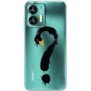 Прозрачный чехол BoxFace Oukitel C35 Swan question