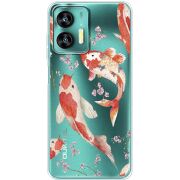 Прозрачный чехол BoxFace Oukitel C35 Japanese Koi Fish