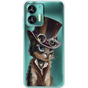 Прозрачный чехол BoxFace Oukitel C35 Steampunk Cat