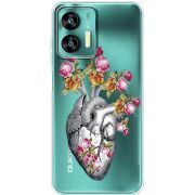 Чехол со стразами Oukitel C35 Heart