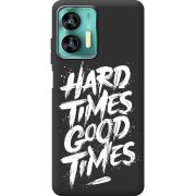 Черный чехол BoxFace Oukitel C35 Hard Times Good Times