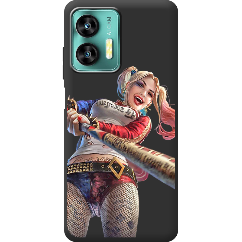 Черный чехол BoxFace Oukitel C35 Happy Harley Quinn