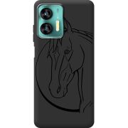 Черный чехол BoxFace Oukitel C35 Horse