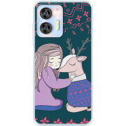 Чехол BoxFace Oukitel C36 Girl and deer