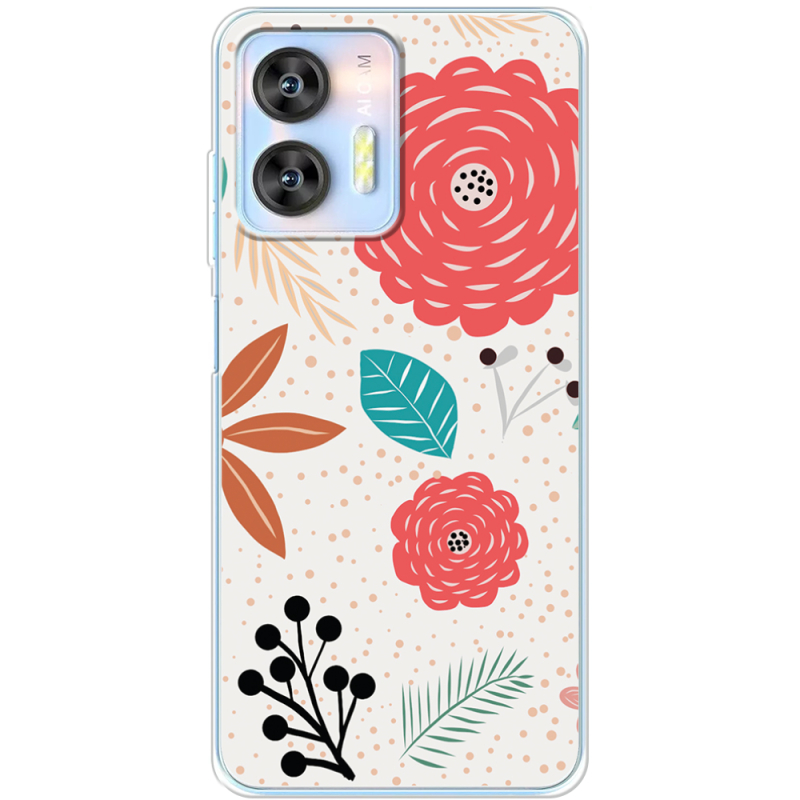 Чехол BoxFace Oukitel C36 Line Flowers