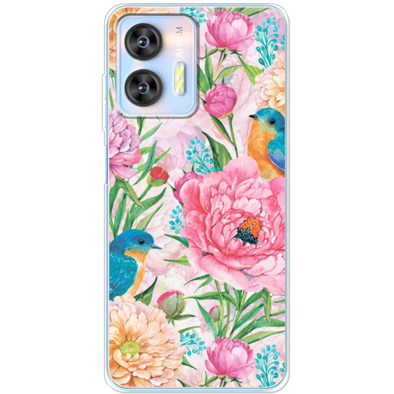 Чехол BoxFace Oukitel C36 Birds in Flowers